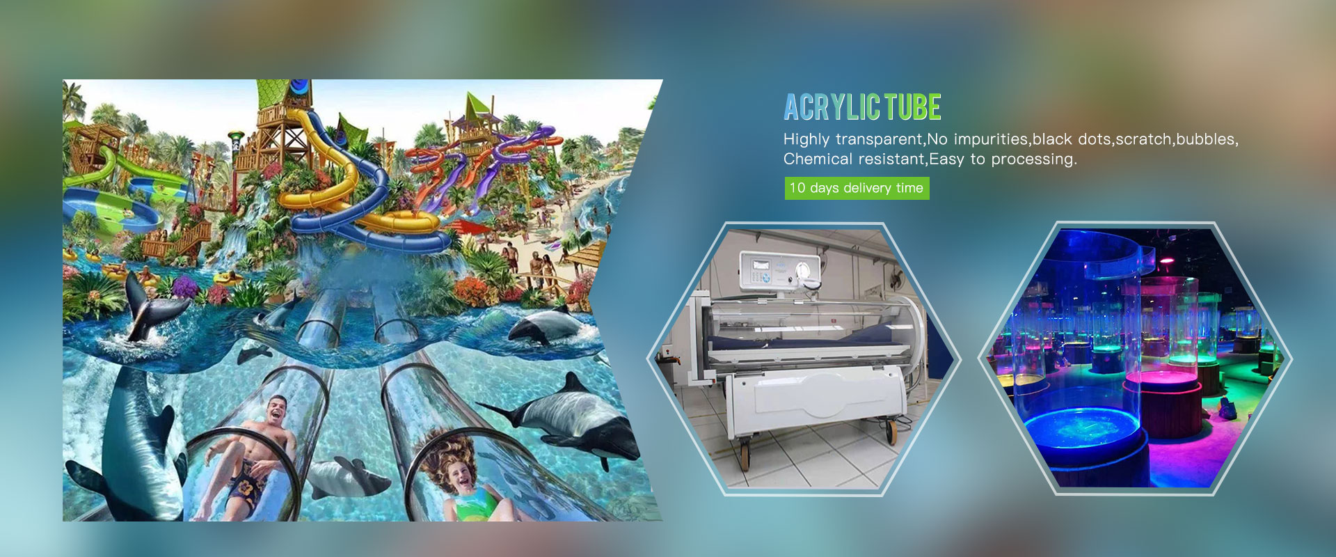 Tube acrylique